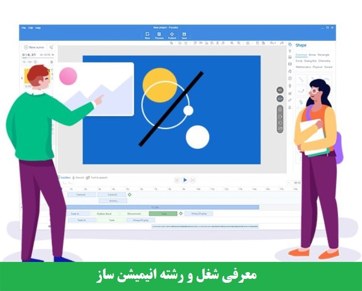 معرفی شغل و رشته انیمیشن ساز