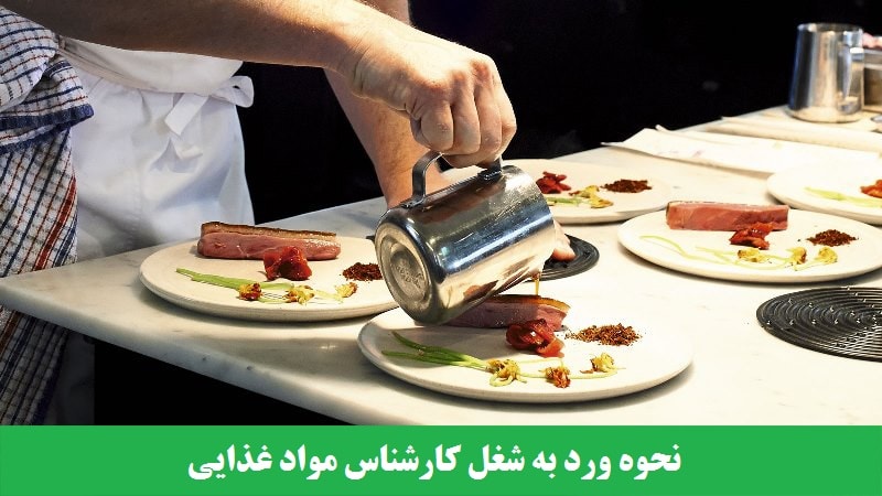 نحوه ورد به شغل کارشناس مواد غذایی