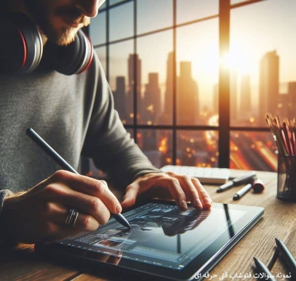نمونه سوالات فتوشاپ فنی حرفه ای